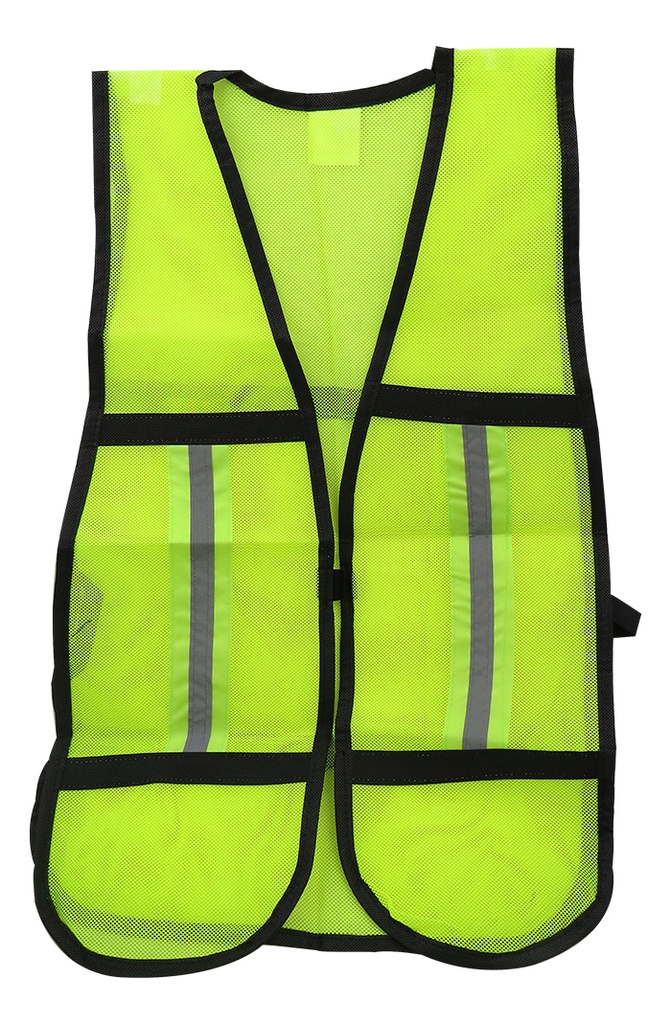 CHALECO DE MALLA AMARILLO CON REFLEJANTE UNITALLA