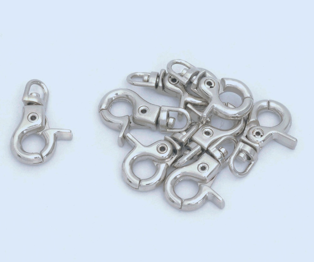 Mini Bandola de Perico Nickel Brillo 2cm