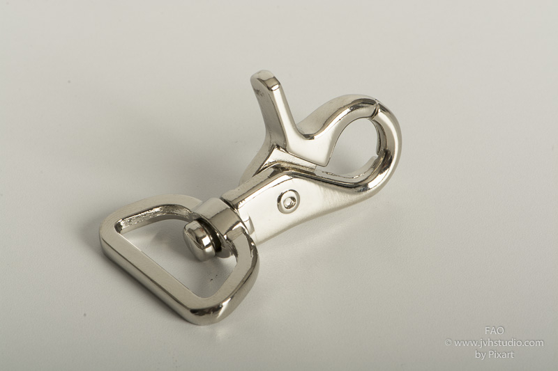 Bandola de Presión Nickel Brillo Marroquinería