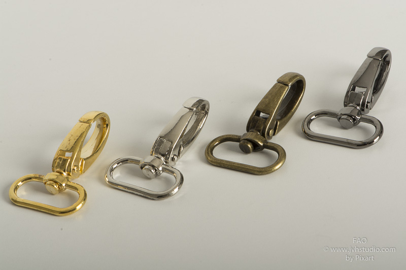 Bandola Metálica Giratoria 1" Acabado Brass