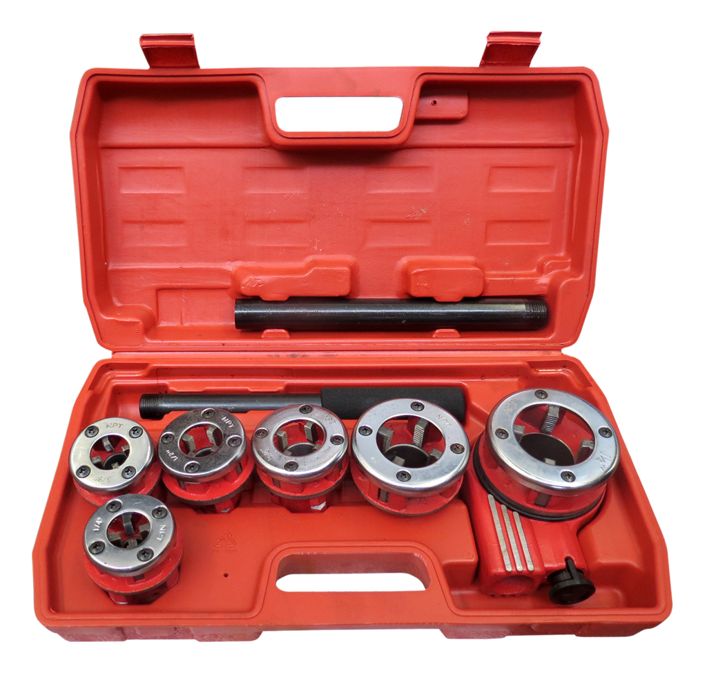 TERRAJA CON MATRACA PARA TUBO NPT 1/4-1.1/4" 23008S