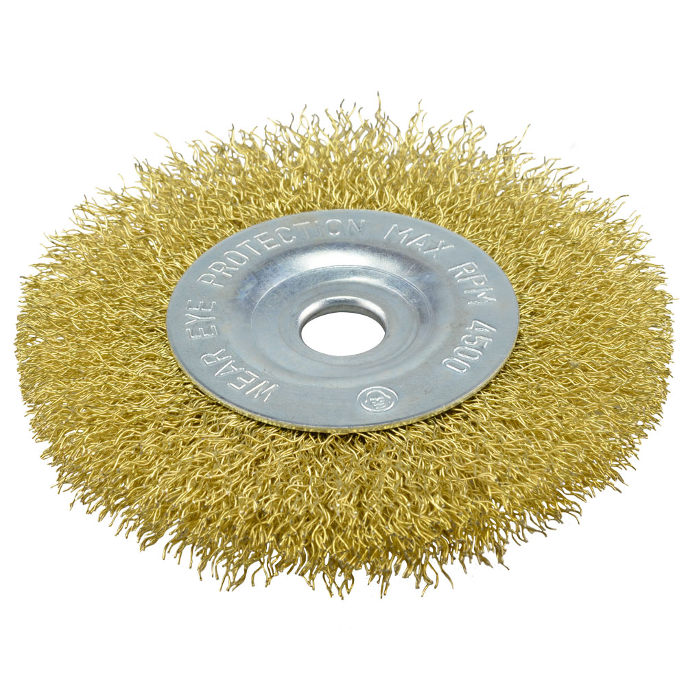 Cepillo Alambre con Adaptador Herramienta Eléctrica 4"