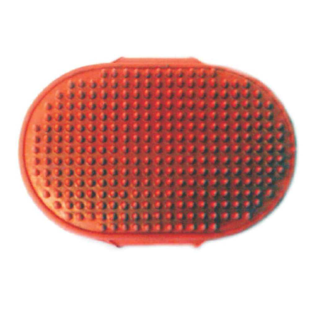 CEPILLO MASCOTA DE HULE (BRUZA) 135X85MM OPT06056