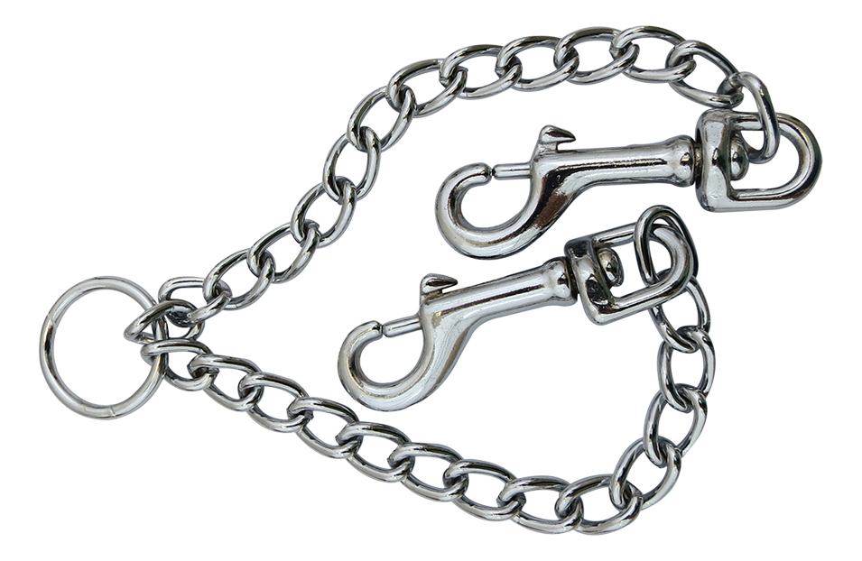 CADENA DOBLE PARA PERROS 3.0MMX500MM