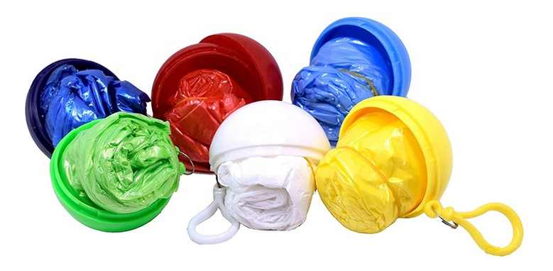 Impermeable tipo llavero 1.45x1.58 cm 200 PZ