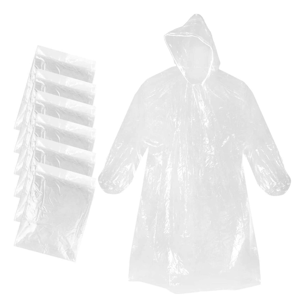 Impermeable Transparente 1.55x1.68 CM 500 Pz