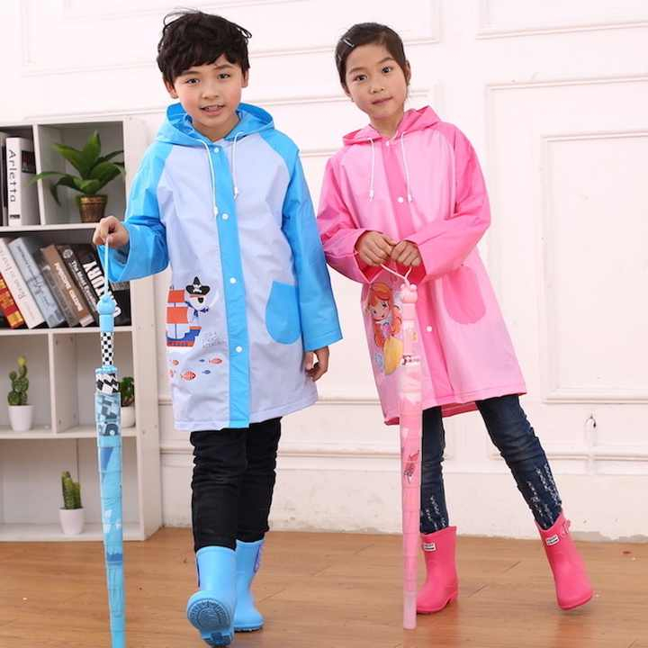 Impermeable Infantil Para Lluvia Por Talla 100 Pz