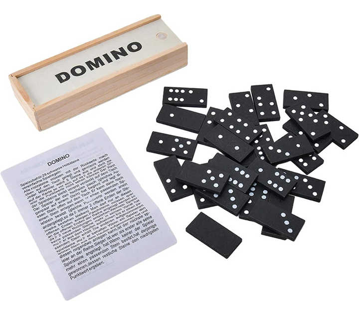 [EB-TY361979] Juego de dominó con cajita 14.5x5 cm 300PZ weisco.mx