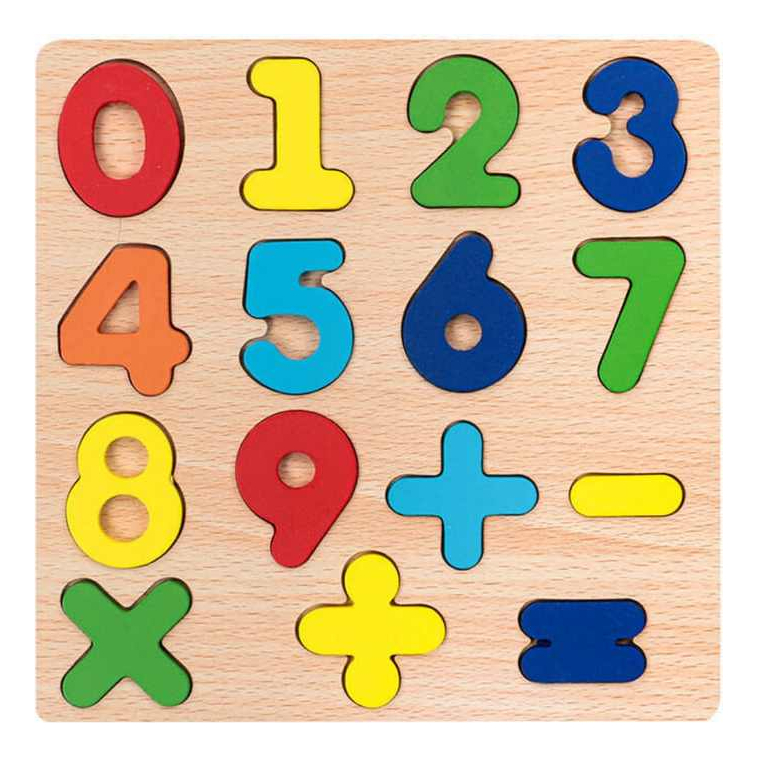 Juego didáctico, letras o figuras 20x20 cm 200pz