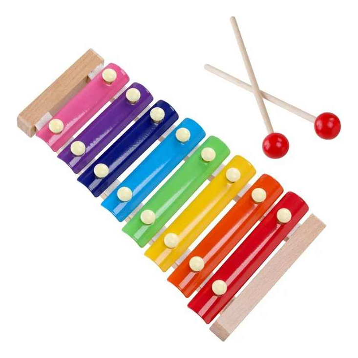 [EB-TY361390] Didáctico xilófono con sonido 25x12.5 cm 100pz