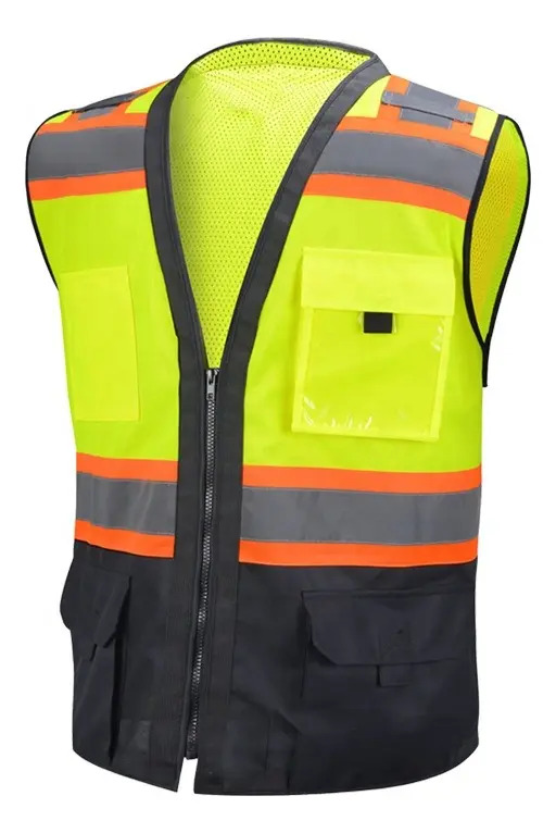[BL-100-1021-NEON] Chaleco de Seguridad Reflejante Malla Transpirable Neón WEISCO Alta Visibilidad