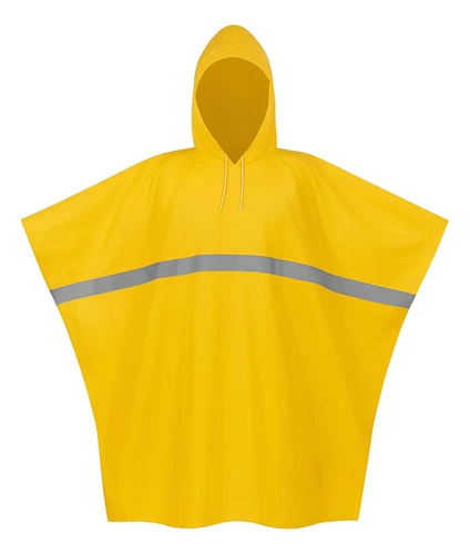 [BL-400-421AMAR] Capa Impermeable Moto Para Lluvia Gabardina Rompevientos - Amarillo Capa/manga