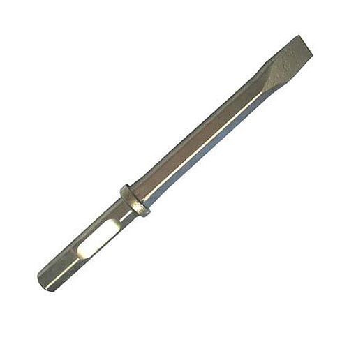 Cincel de Punta Plana Makita 1-1/8" Hexagonal Original 751220-A - Longitud 16" para Martillo Demoledor y Rompedora - Acero de Alta Resistencia