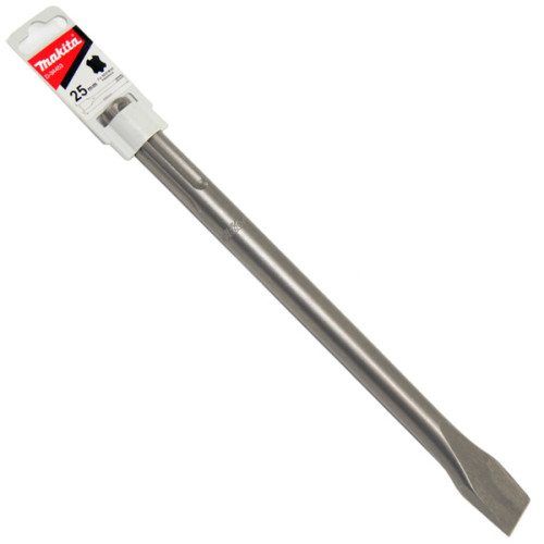 Cincel de Punta Plana Makita SDS MAX Original A-80818 - Medida 25x400mm para Rotomartillo y Martillo Demoledor - Acero Templado de Alta Durabilidad