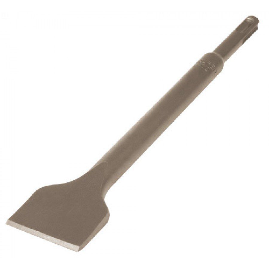 [CM-2866] Cincel de Punta Plana Makita SDS PLUS Original D-08735 - Medida 20x250mm (10 Pulgadas) para Rotomartillo - Acero de Alto Rendimiento para Concreto y Azulejo