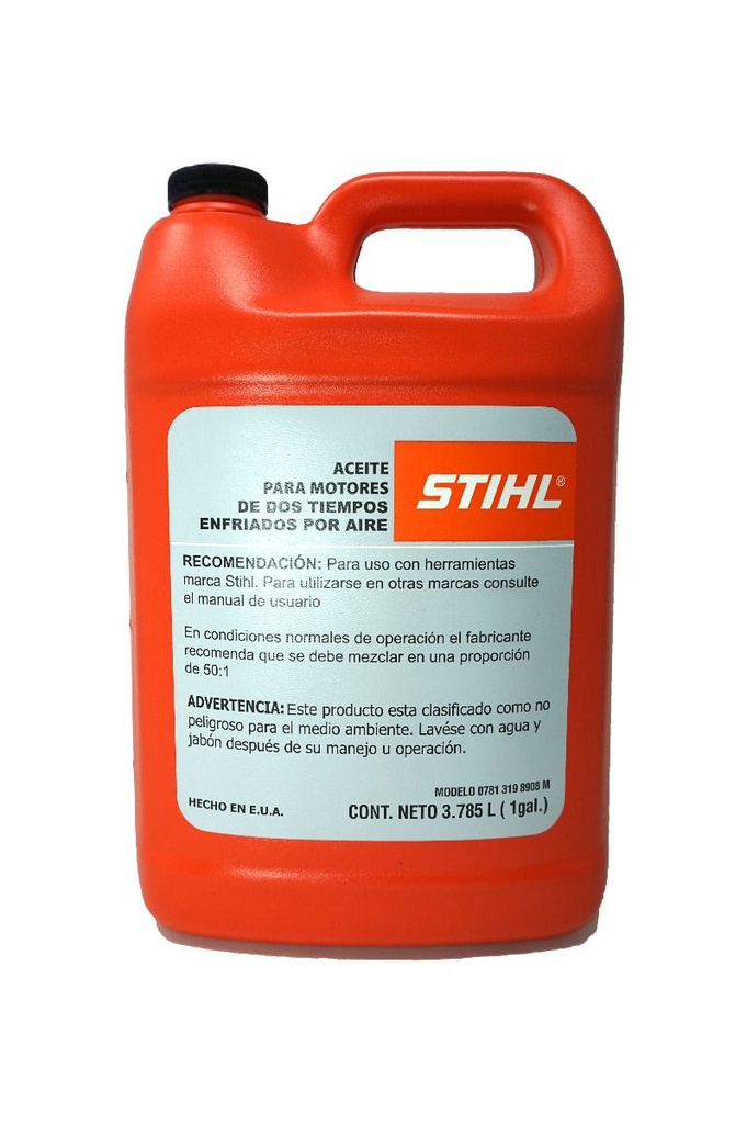 Aceite Mezcla STIHL 2 Tiempos 3.7L (1 Galón) – Lubricante Industrial de Alta Capacidad