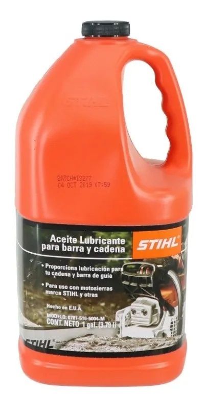 [CM-4594] Aceite para Barra y Cadena STIHL 3.7L (1 Galón) – Lubricación Continua para Tala Profesional