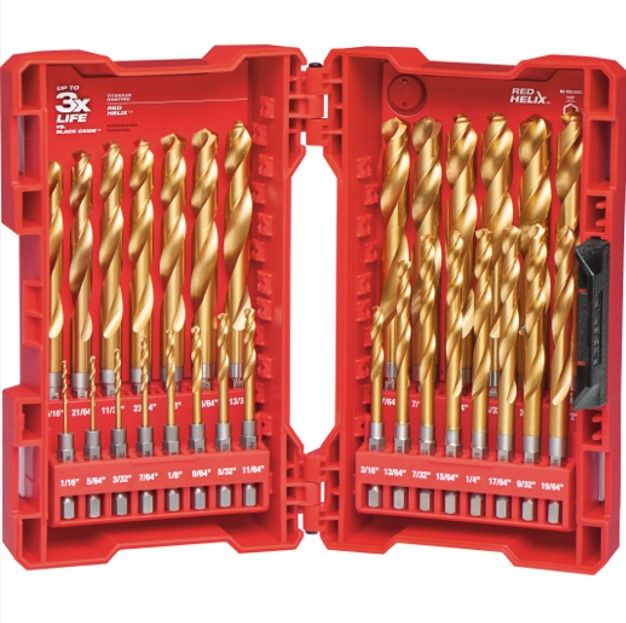 Juego de Brocas Titanio Impact Duty 15 Pzs