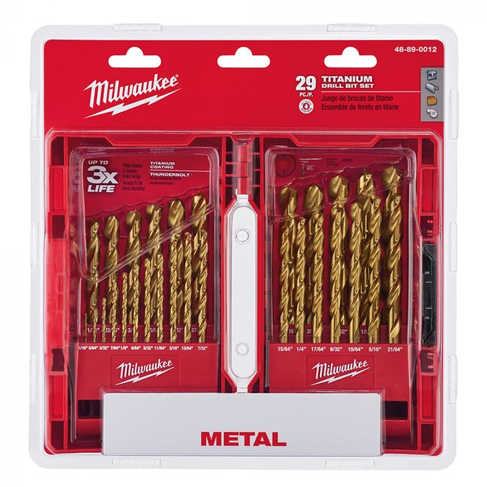 Set de Brocas de Titanio Red Helix™ 29 Pzs